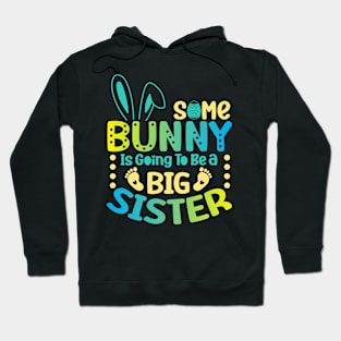 Some Bunny Is Going To Be A Big Sister Pregnancy Easter Day Hoodie